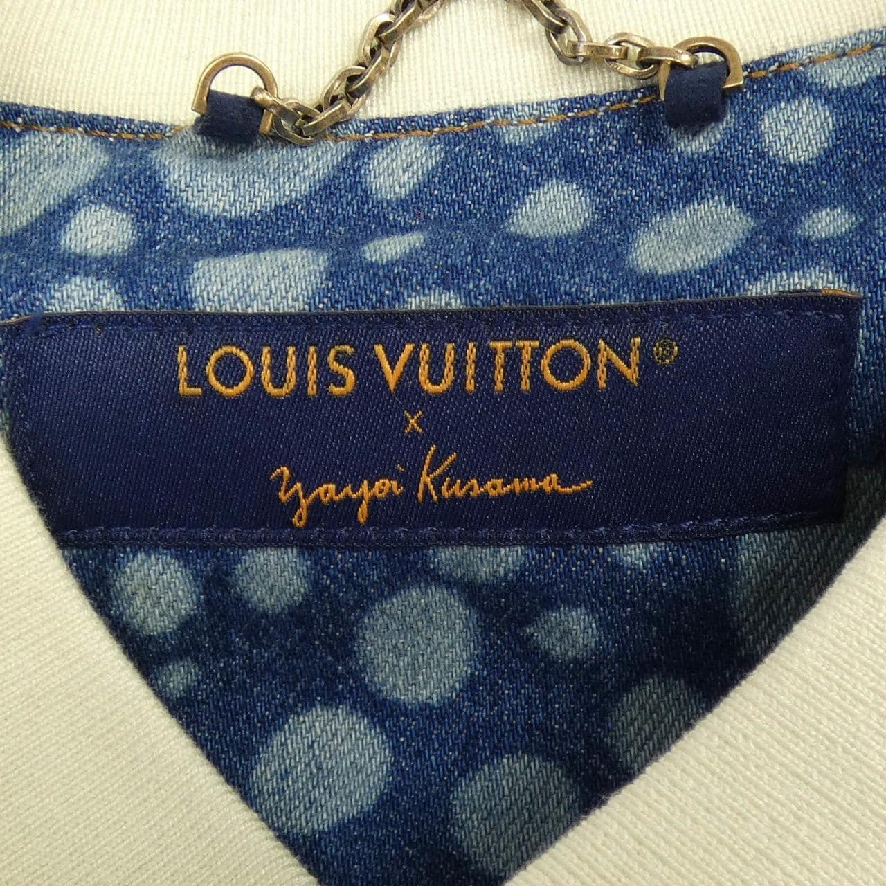 ルイヴィトン LOUIS VUITTON LV×YK インフィニティドットデニムシャツ HOS33WYN4 草間彌生 S/Sシャツ