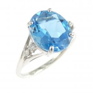 PT900 ブルートパーズ リング 3.00CT