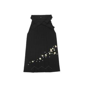 女袴　刺繍　紐下９５ｃｍ