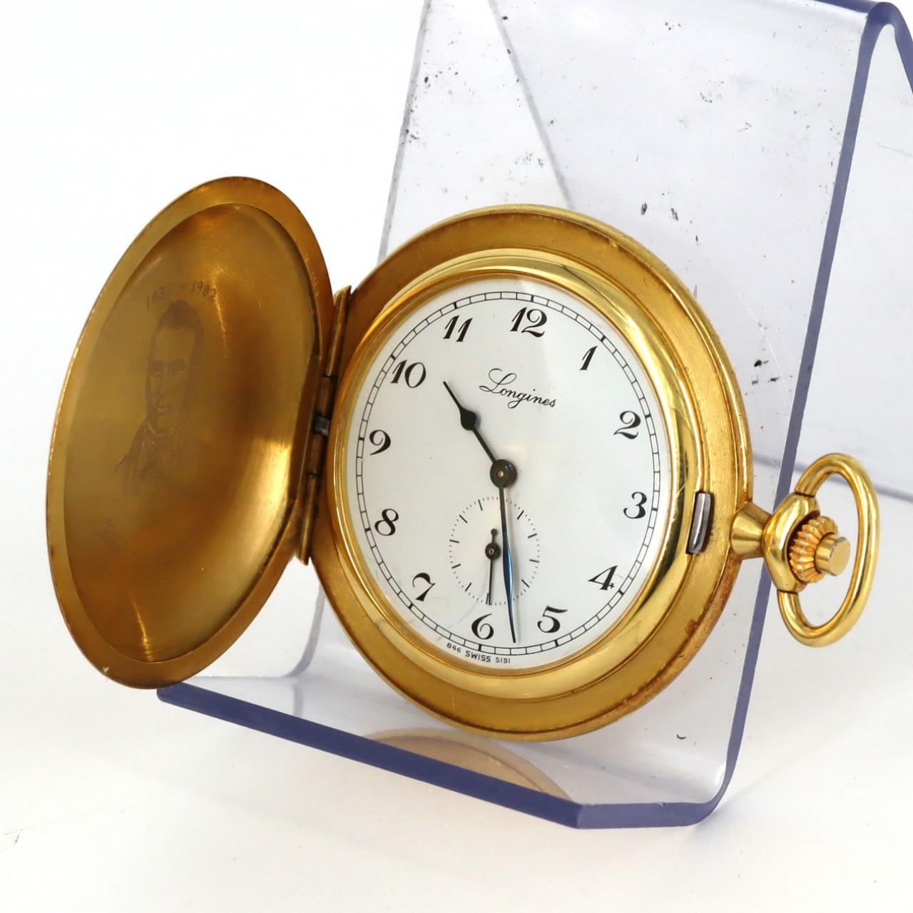 ロンジン カイチュウ YG YG 手巻