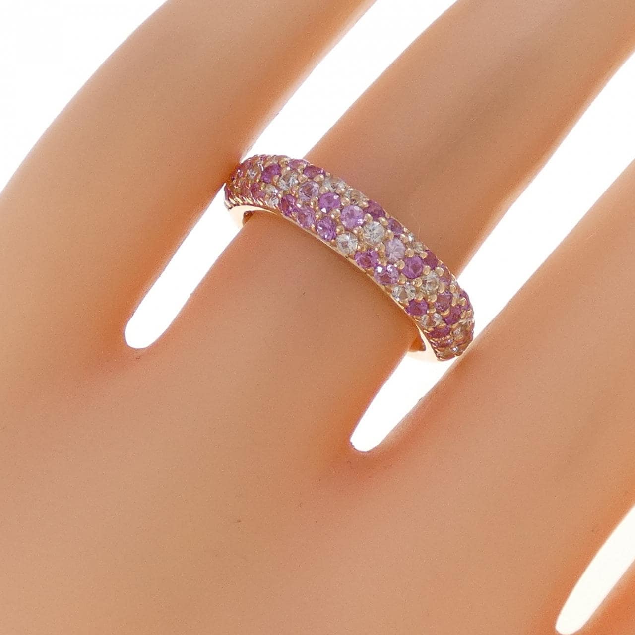 K18PG サファイヤ リング 1.20CT