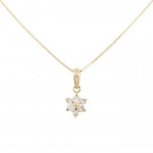 K18YG ダイヤモンド ネックレス 0.15CT