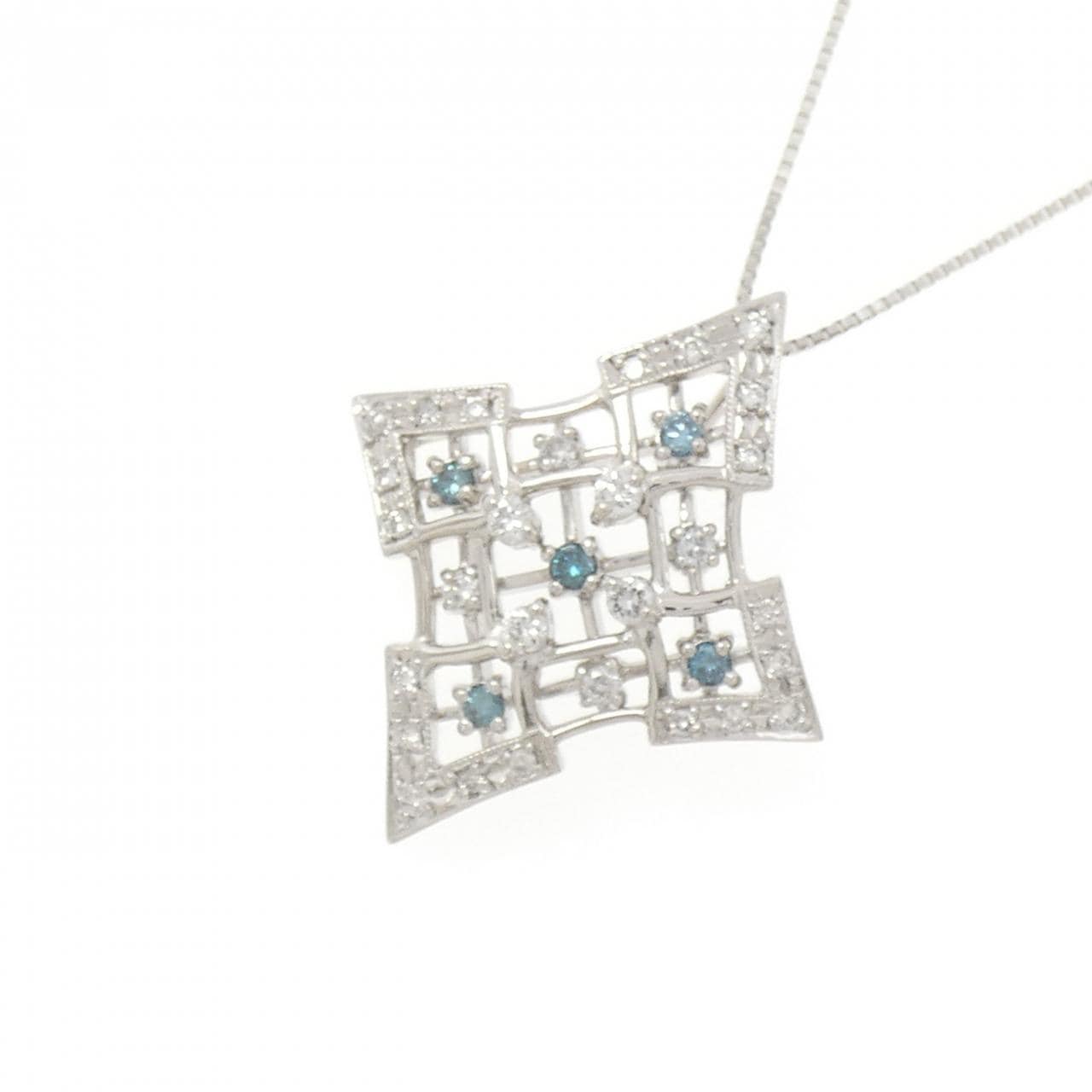 PT900/PT850 ダイヤモンド ネックレス 0.38CT