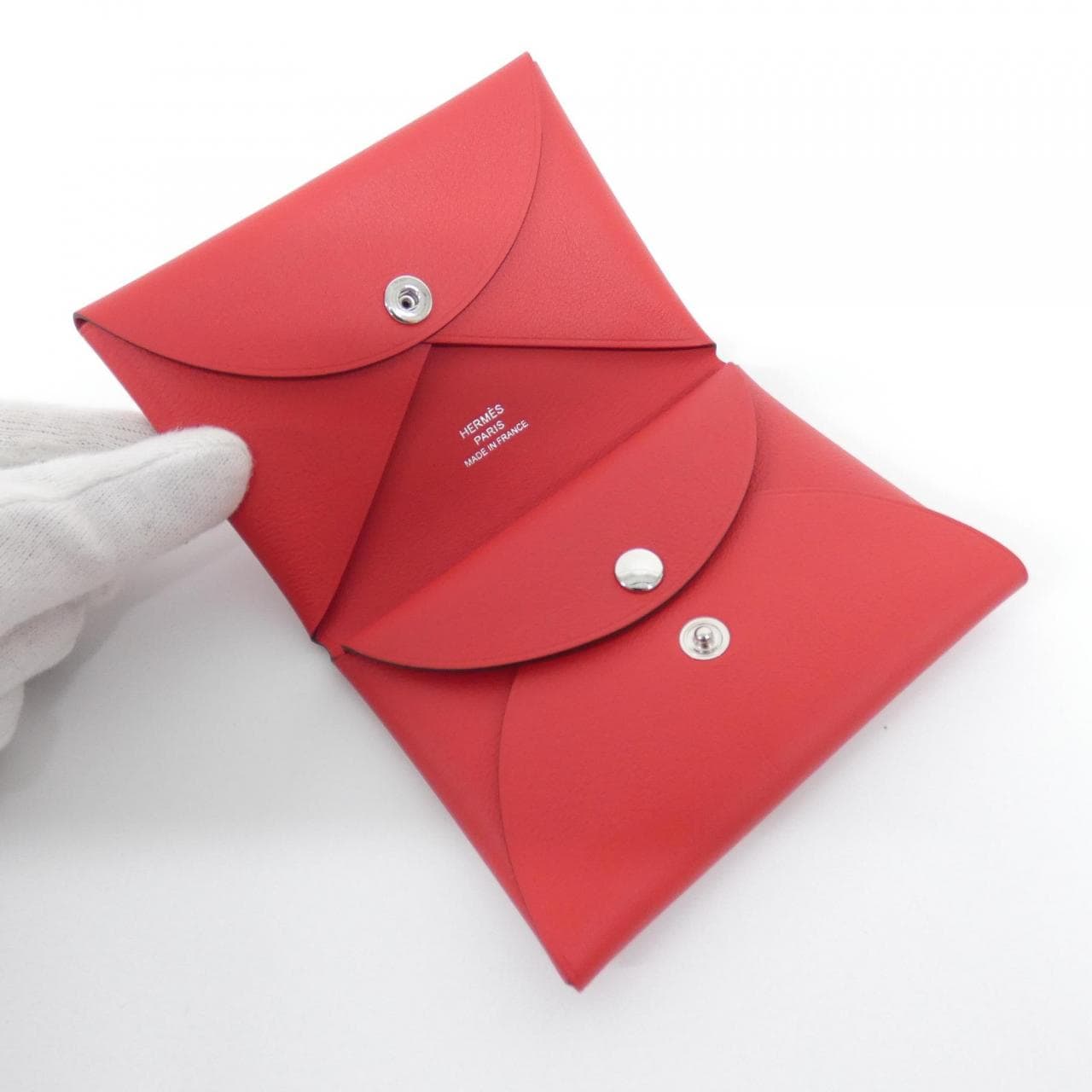 エルメス TECKEL A COLLIER カルヴィ デュオ 086947CK コインケース