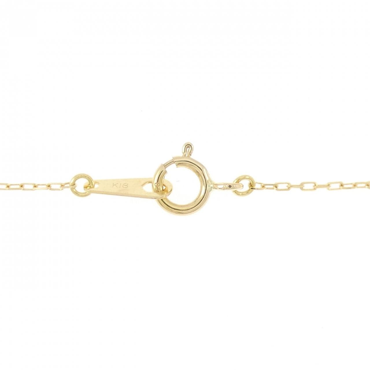 K18YG ダイヤモンド ネックレス 0.07CT