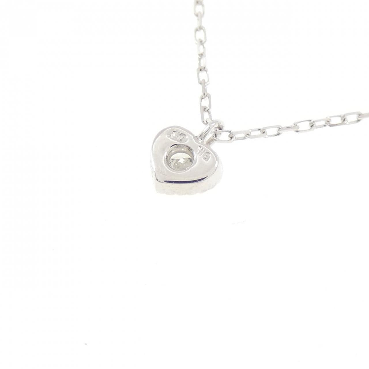 コメ兵｜K10WG ハート ダイヤモンド ネックレス 0.05CT｜ジュエリー