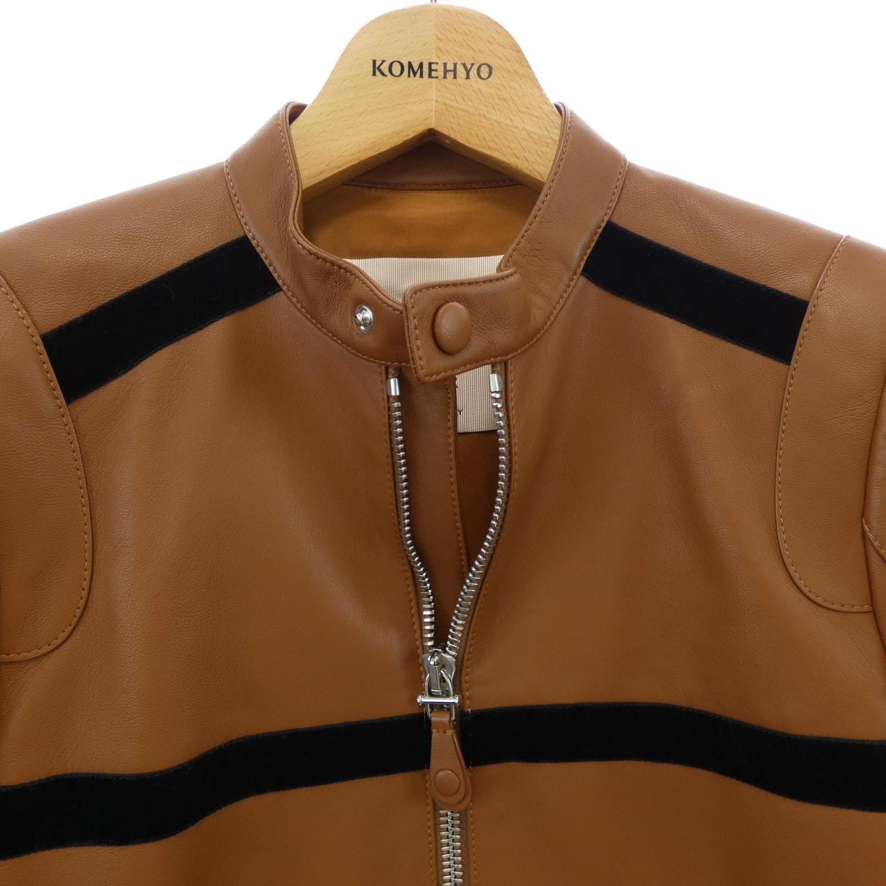 トッズ TOD'S レザーライダースジャケット