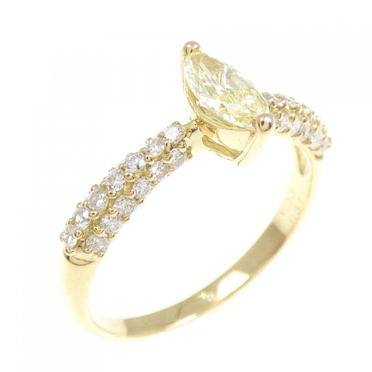 K18YG ダイヤモンド リング 0.33CT