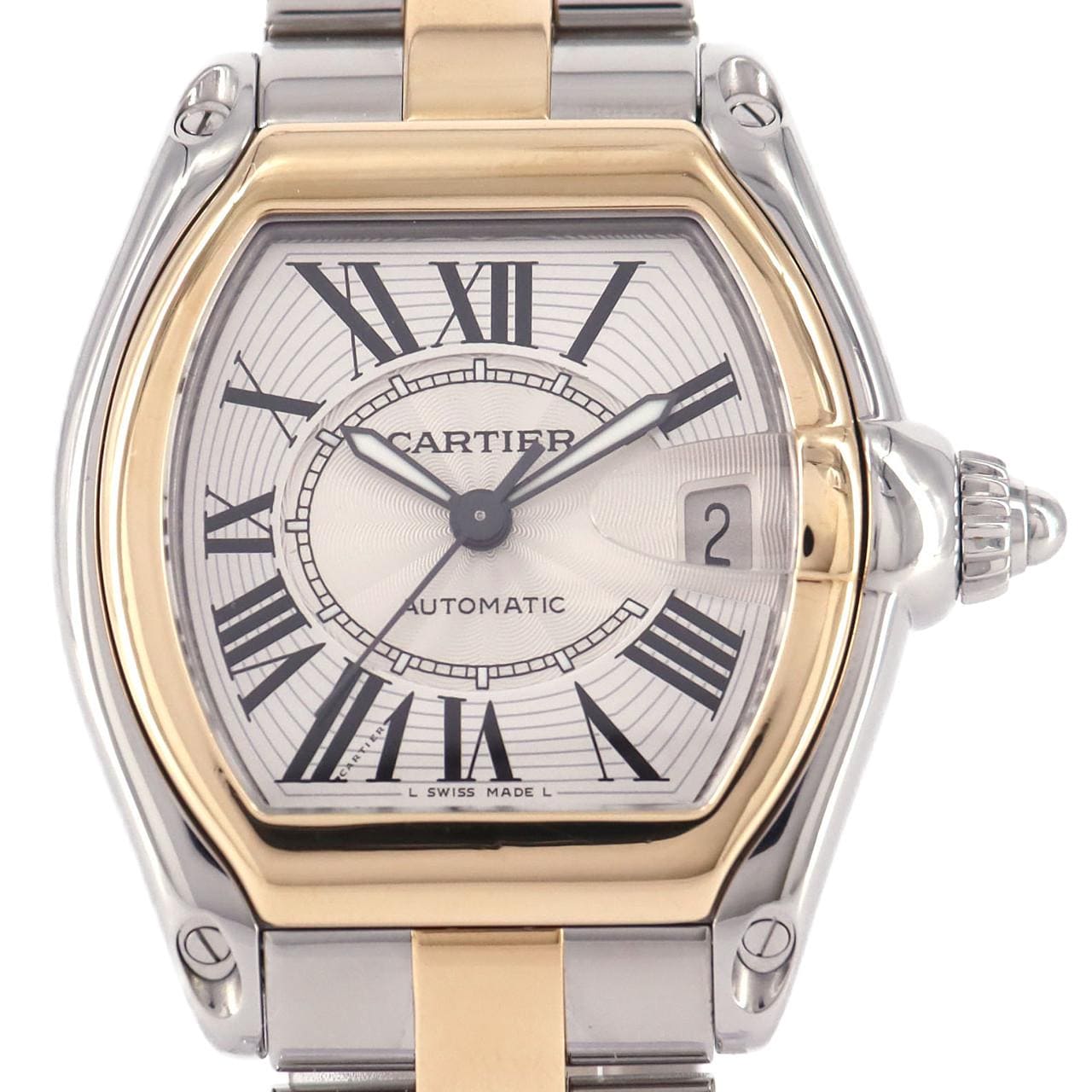 Cartier Roadster LM Combi W62031Y4 SSxYG Automatic