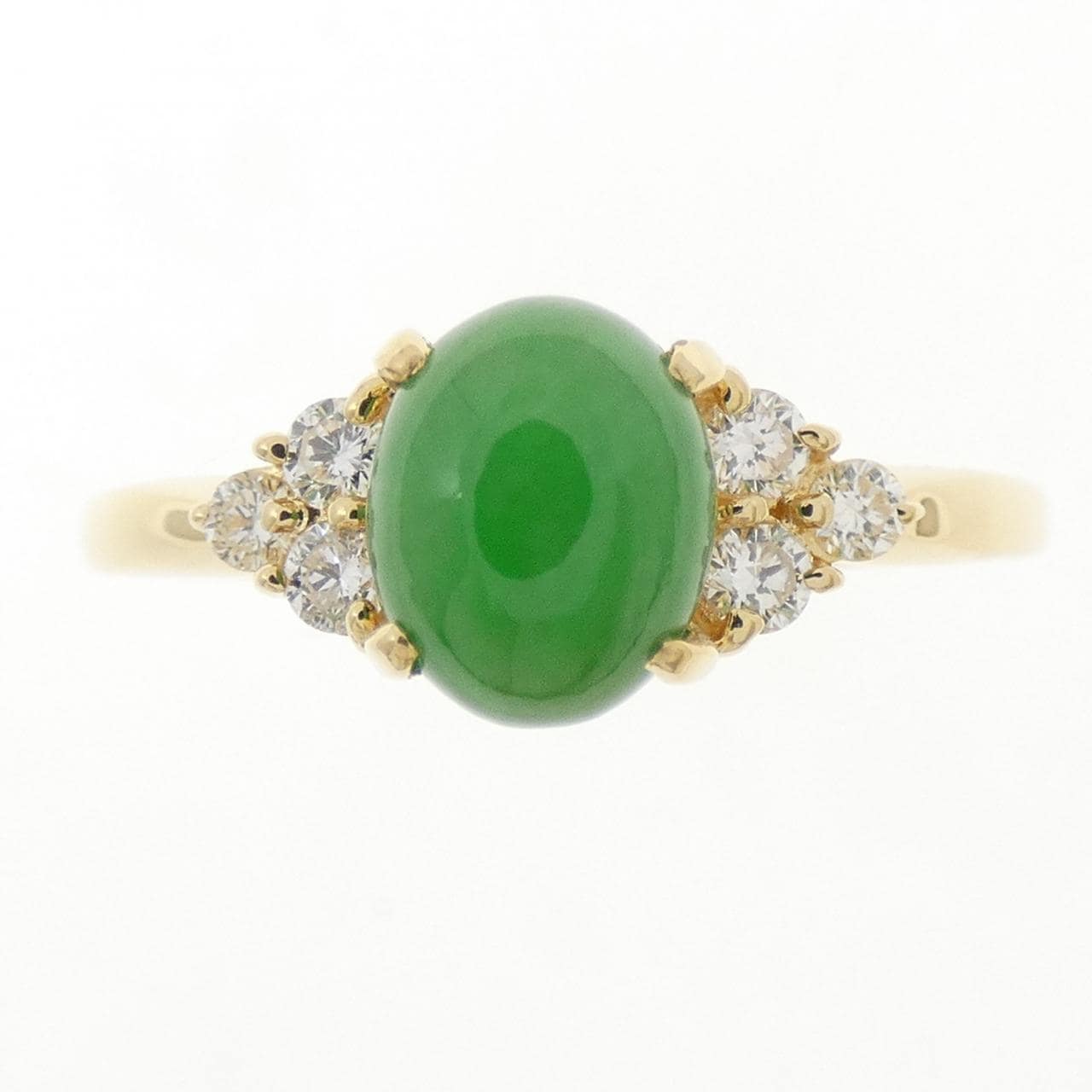 K18YG ヒスイ リング