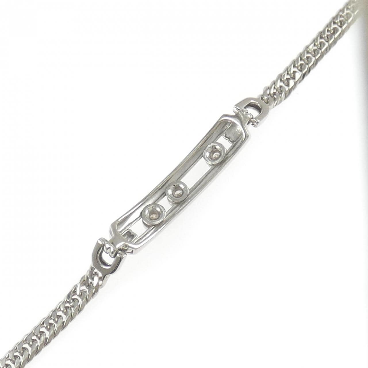 K14WG ダイヤモンド ブレスレット