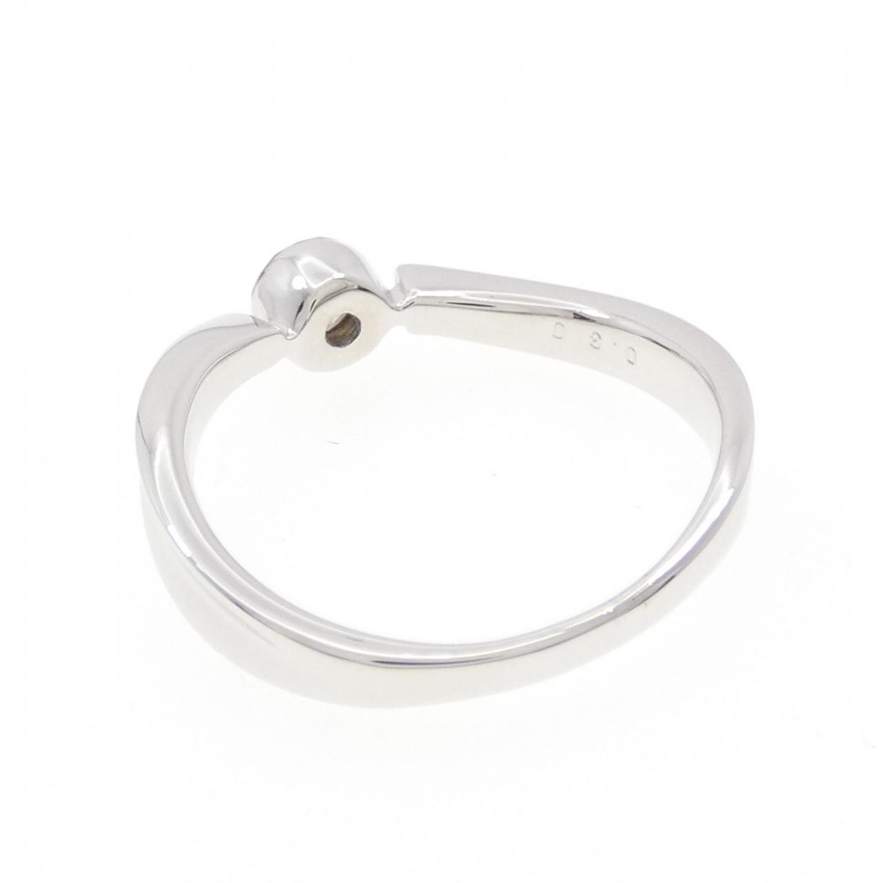 K18WG ダイヤモンド リング 0.30CT