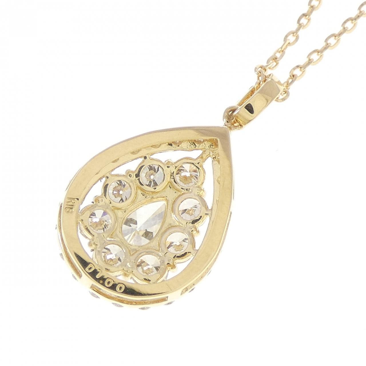 K18YG ダイヤモンド ネックレス 1.00CT