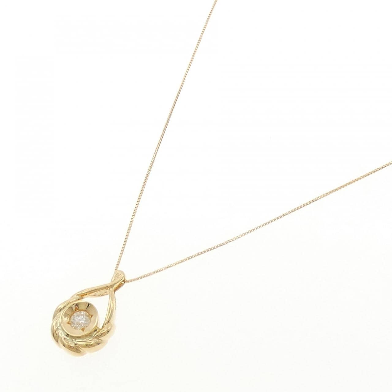 K18YG ダイヤモンド ネックレス 0.208CT
