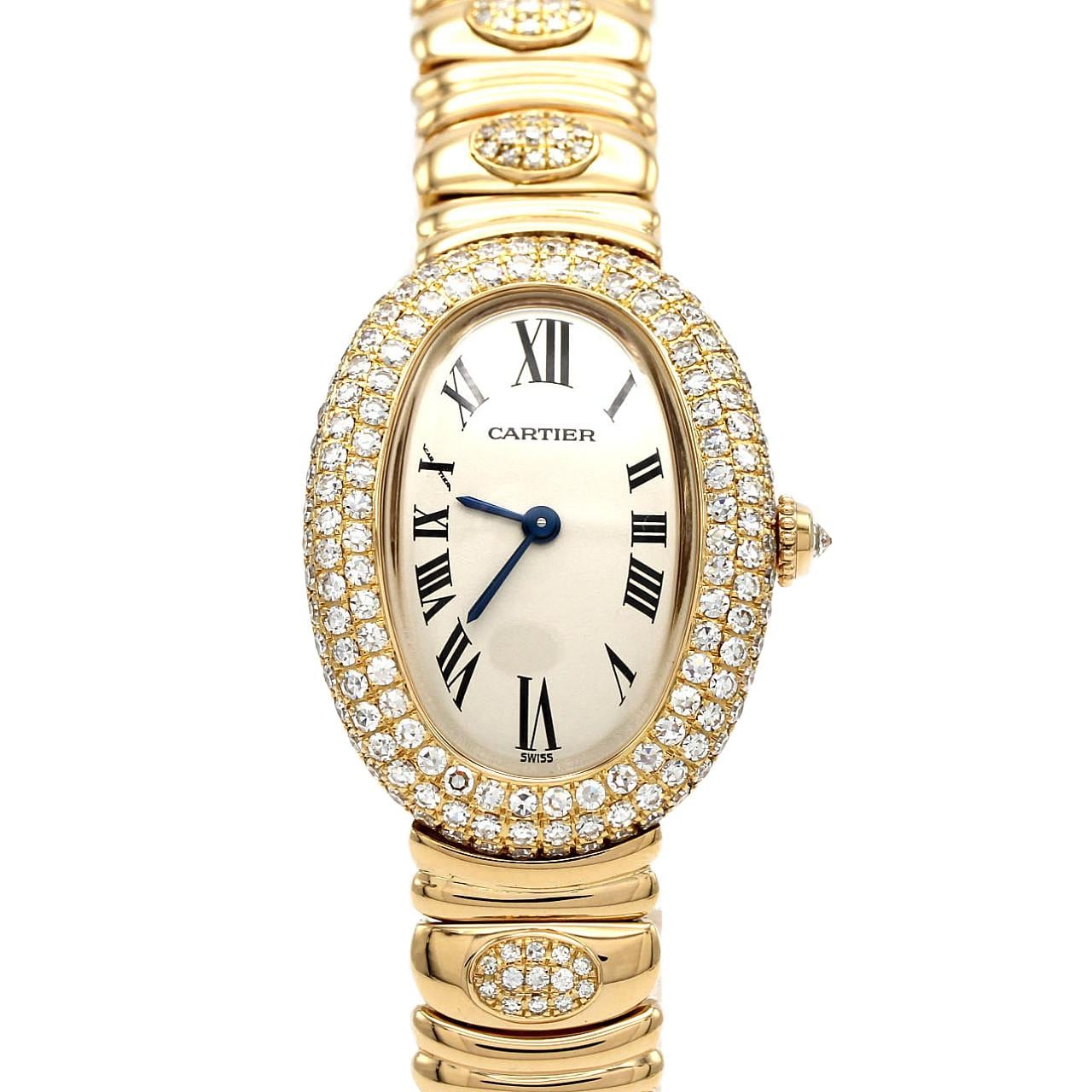 カルティエ ベニュワール YG/3D･ブレスD WB5004EC YG クォーツ