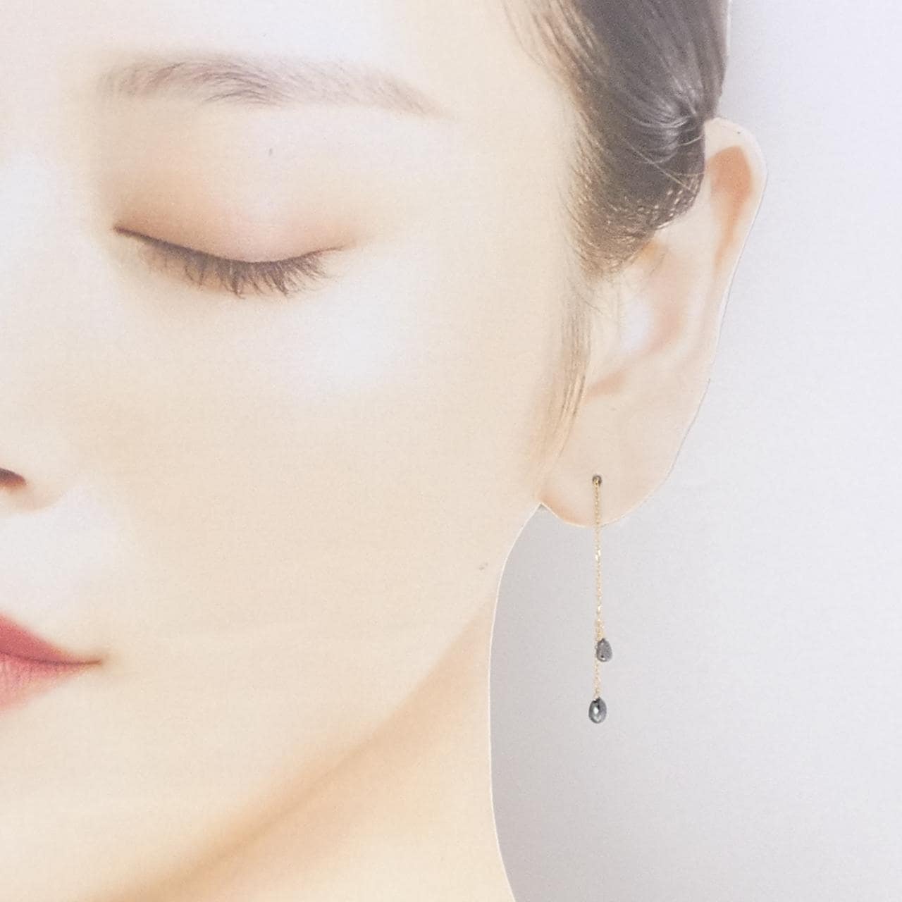 K18YG ダイヤモンド ピアス 1.00CT