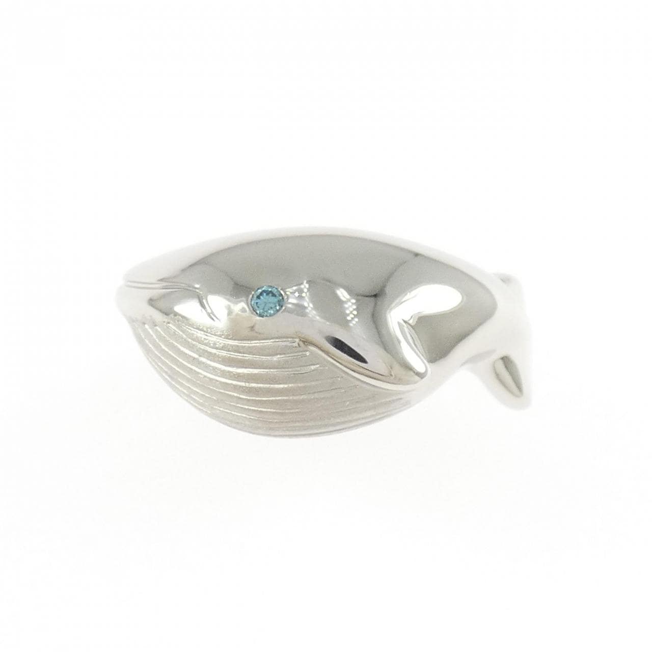 PT900 クジラ ダイヤモンド リング 0.02CT