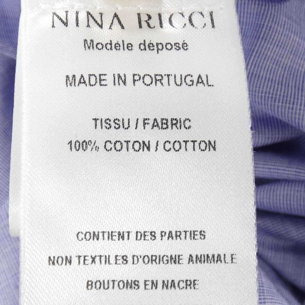 ニナリッチ NINA RICCI シャツ