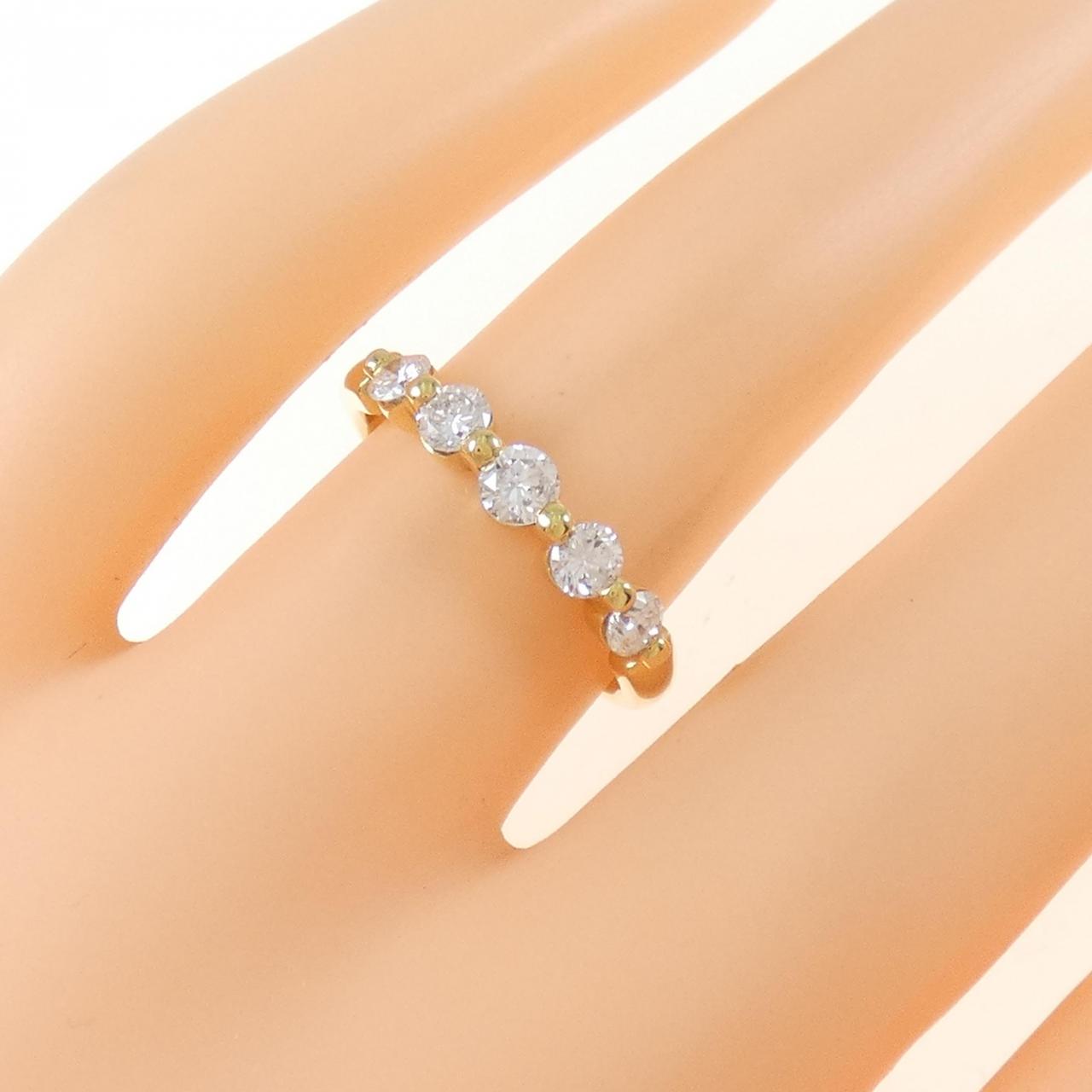 K18YG ダイヤモンド リング 0.54CT