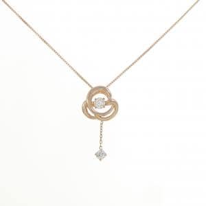 K18PG ダイヤモンド ネックレス 0.13CT