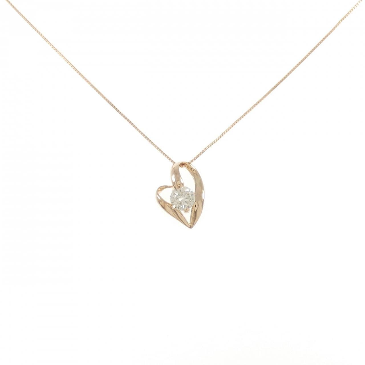 K18PG ダイヤモンド ネックレス 0.30CT