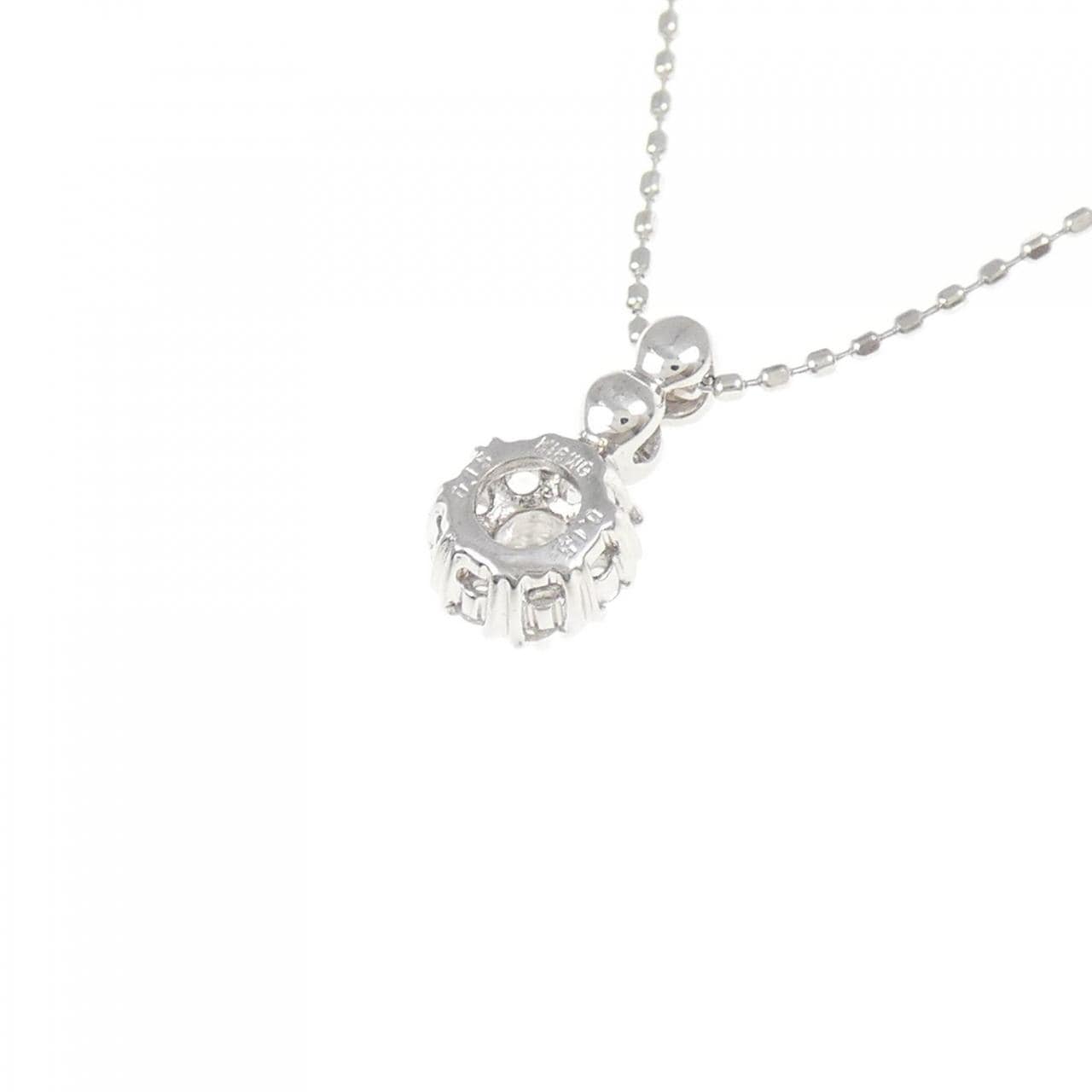 K18WG ダイヤモンド ネックレス 0.15CT