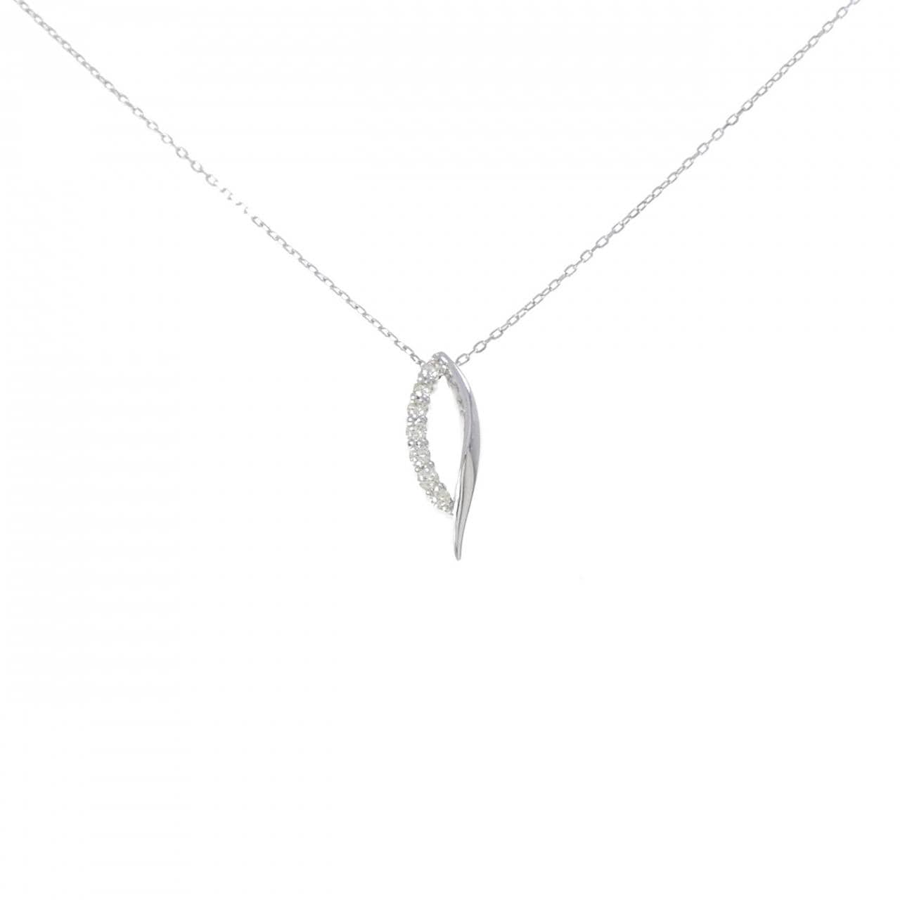 K10WG ダイヤモンド ネックレス