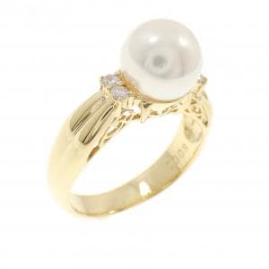 K18YG アコヤパール リング 8.2mm