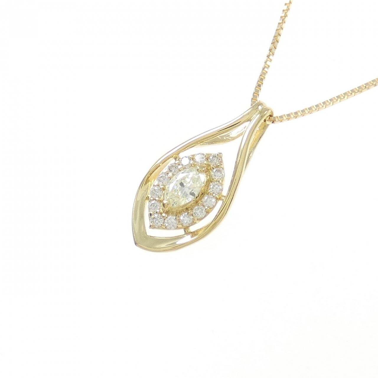 【新品】K18YG ダイヤモンド ネックレス 0.15CT
