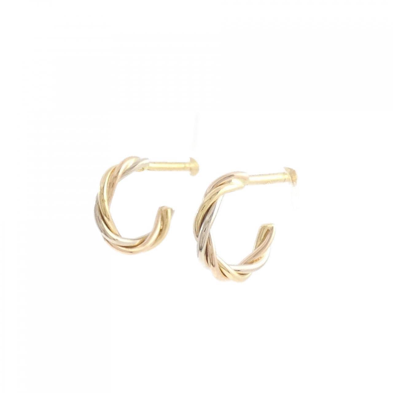 Cartier 750 三色耳环