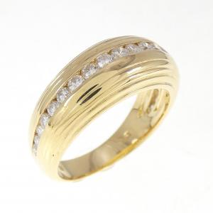 K18YG ダイヤモンド リング 0.53CT