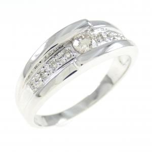 K18WG ダイヤモンド リング 0.20CT