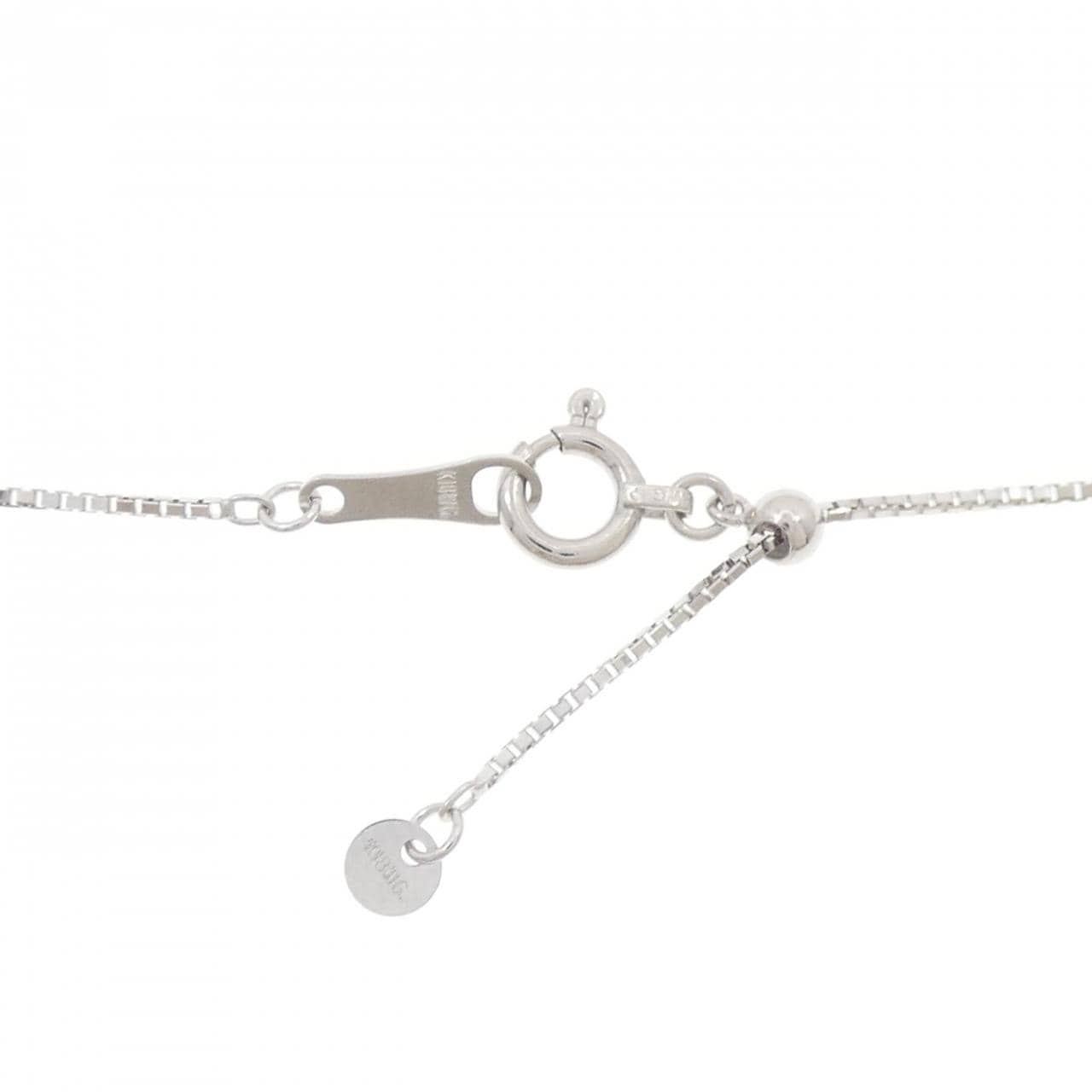 K18WG ダイヤモンド ネックレス 0.30CT