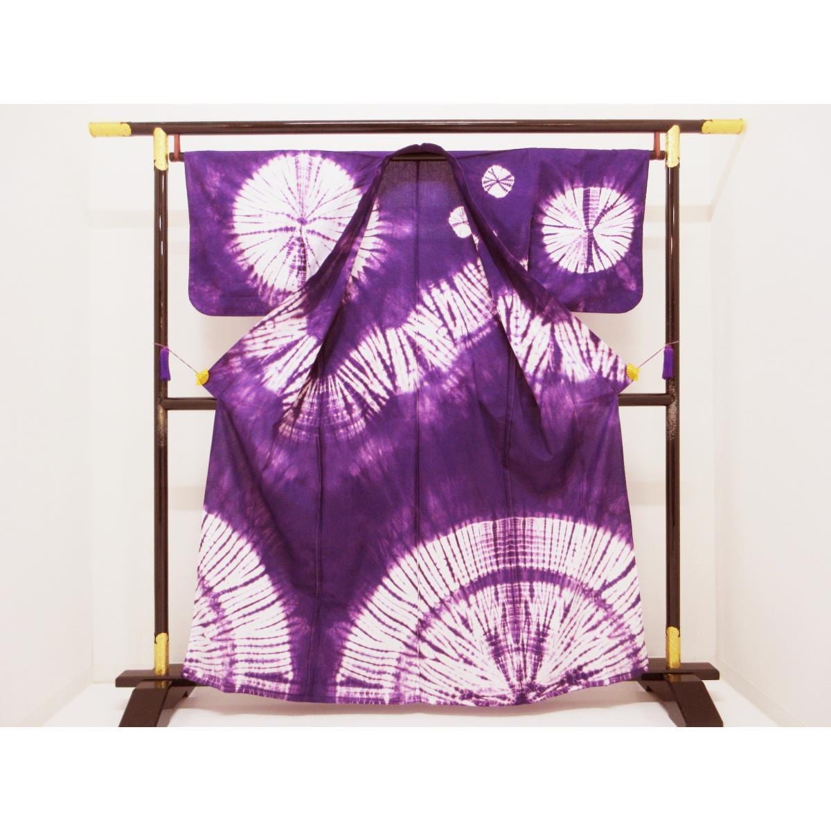 【新品】女ゆかた　絞り加工