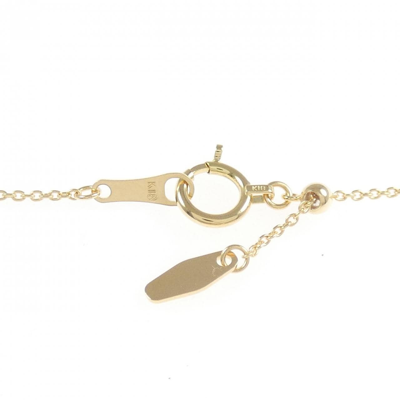 【リメイク】K18YG ダイヤモンド ネックレス 0.302CT F SI1 3EXT H&C