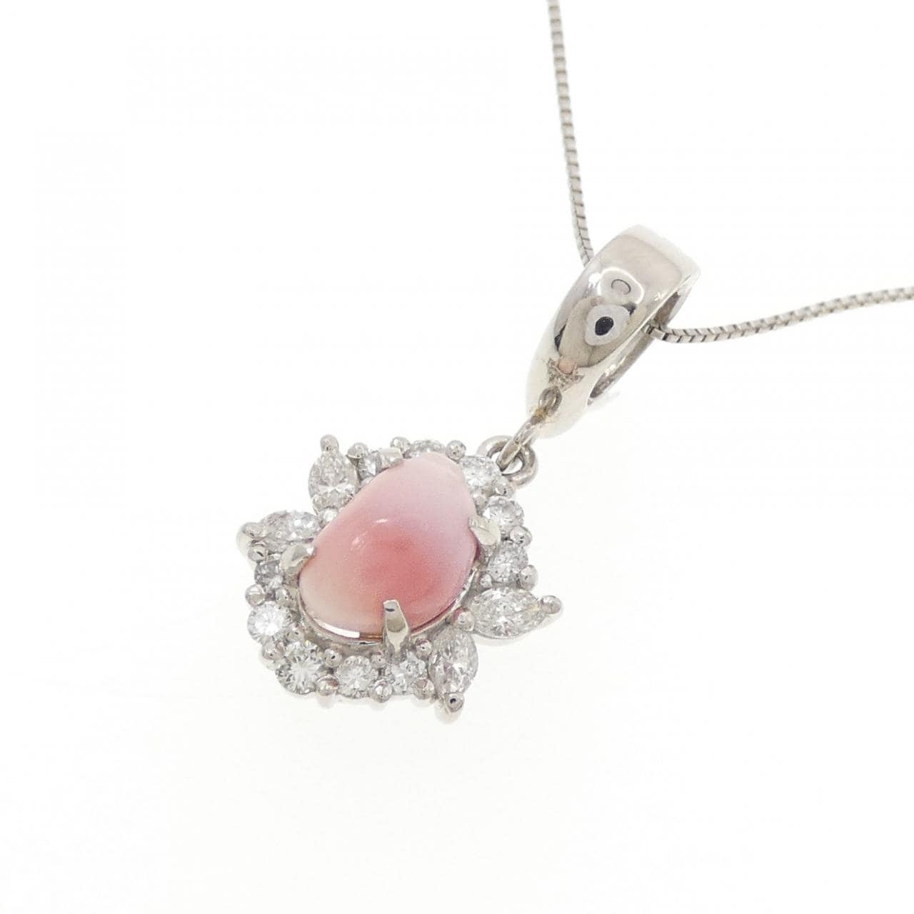 PT900/PT850 コンクパール ネックレス 1.35CT