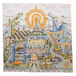 エルメス HERMES HEREMES HORSE CLUB H243916S カレジェアン140 ショール