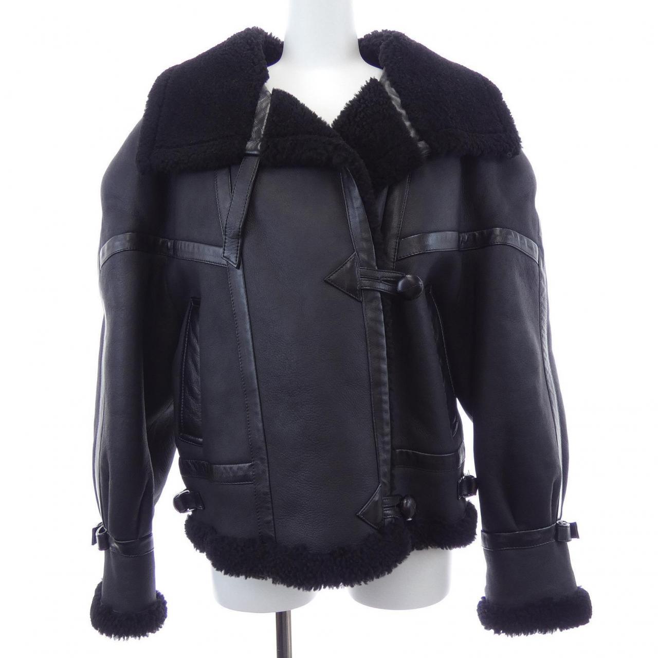 サンローラン SAINT LAURENT AVIATOR JACKET 755790 YCLZ2 ムートンジャケット