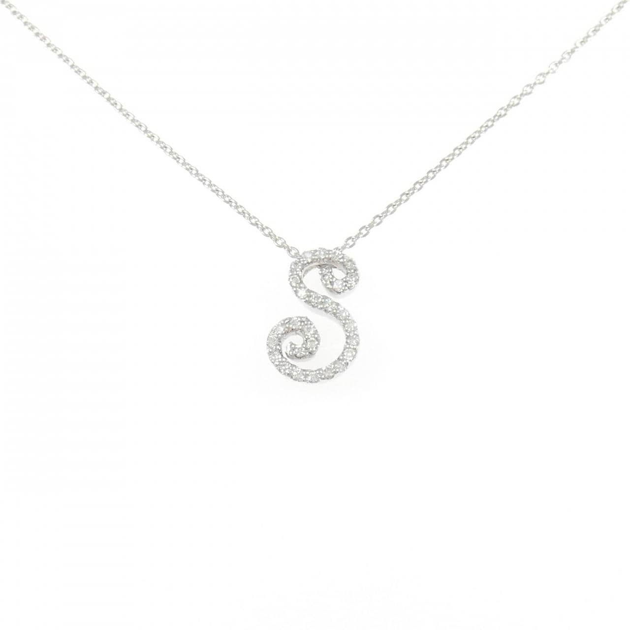 ポンテヴェキオ イニシャル ネックレス 0.14CT