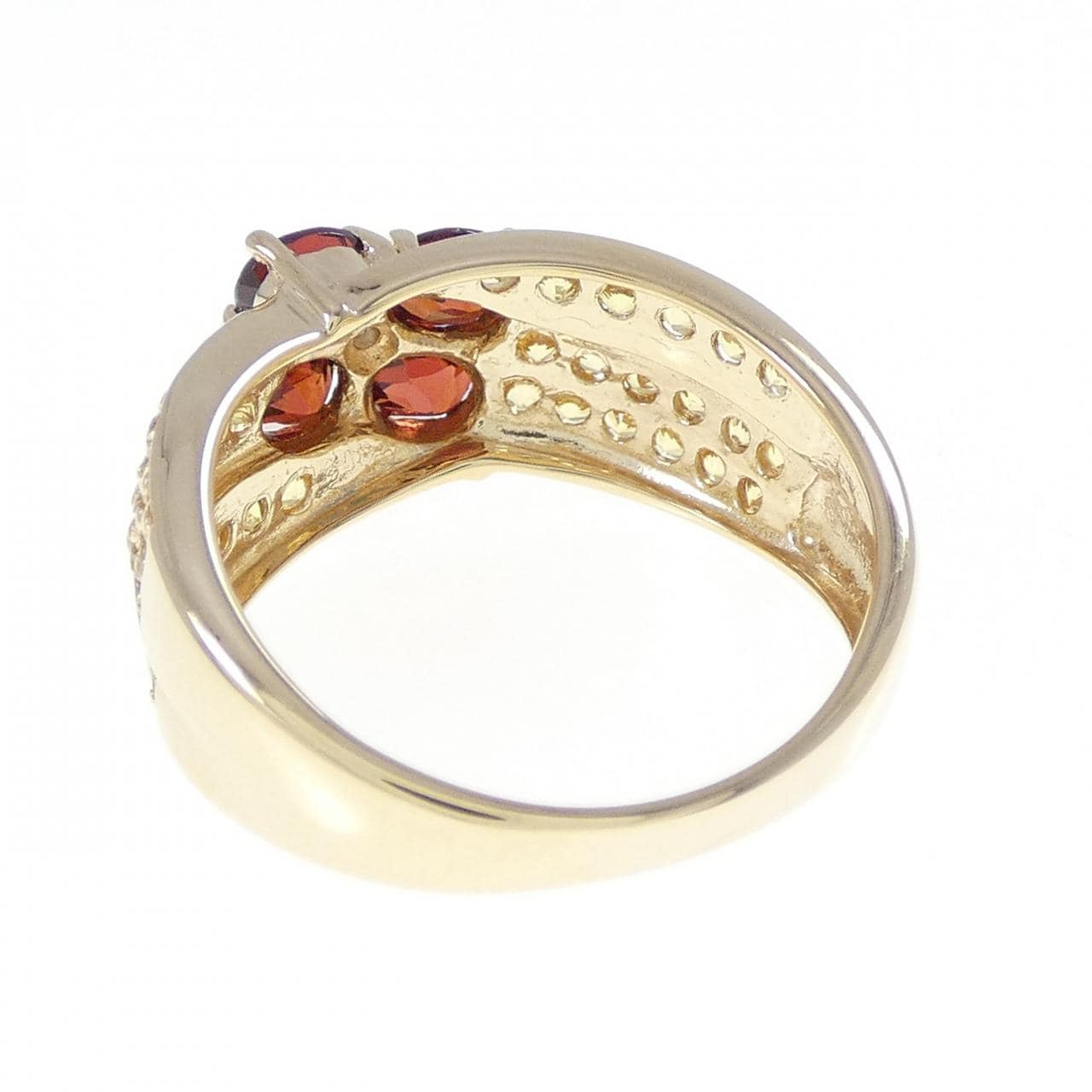 10KYG/10KWG カラーストーン リング