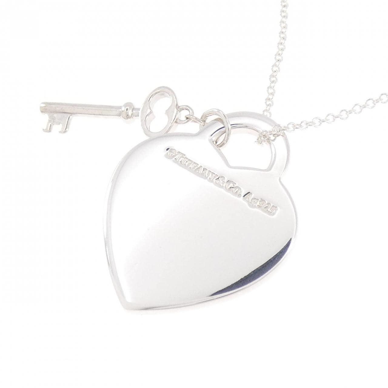 ティファニー リターントゥティファニー ハートタグ キー ミディアム ネックレス