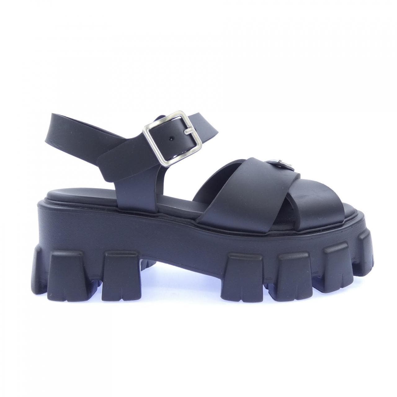 プラダ PRADA モノリス トライアングルロゴ 1X382N サンダル