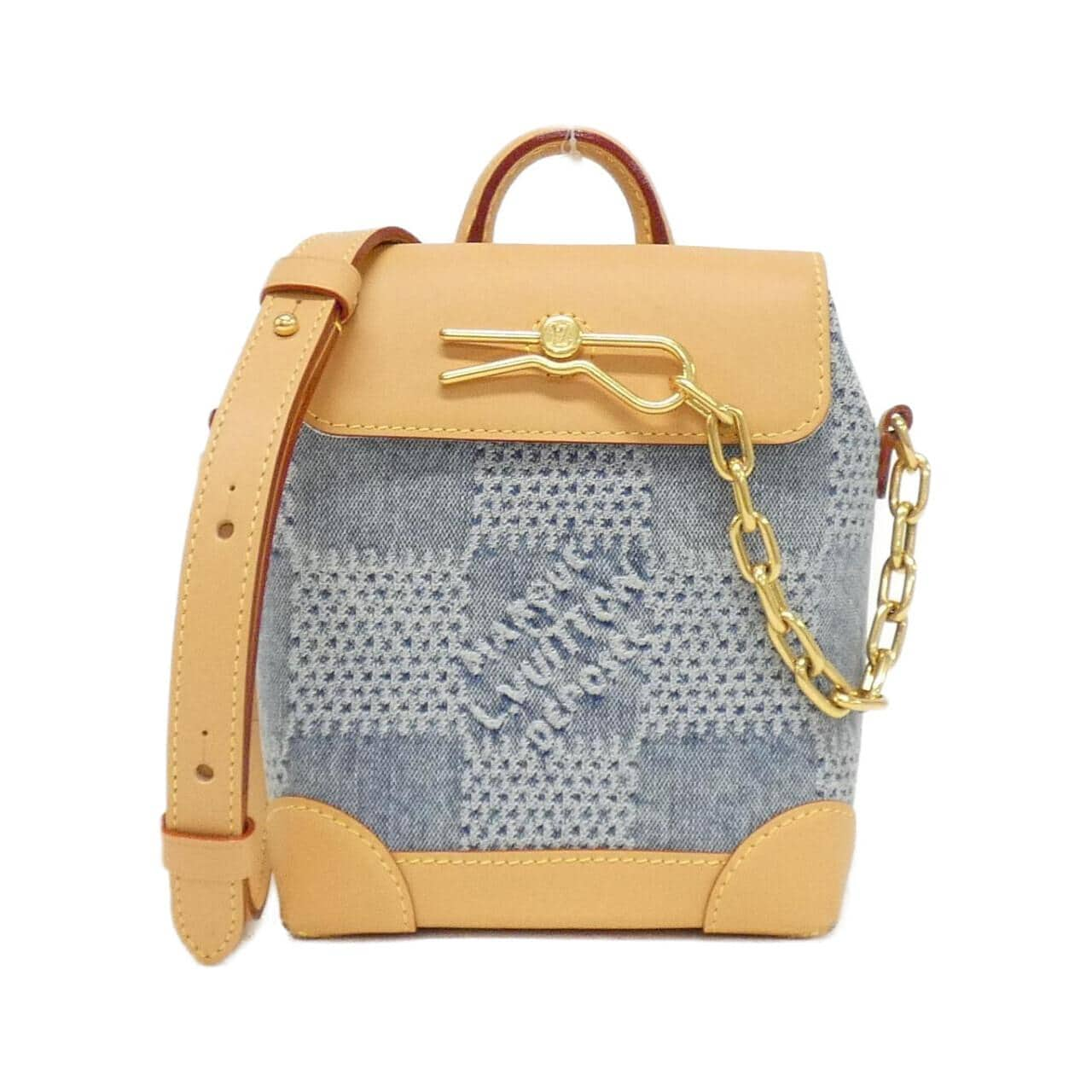 LOUIS VUITTON Damier Denim 3D Nano Steamer N40751 Bag