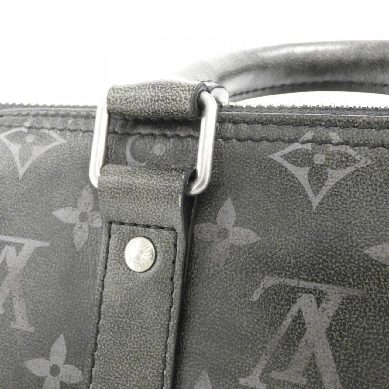LOUIS VUITTON Brushed Monogram Keepall Bandouliere 25cm M11595 Shoulder Bag