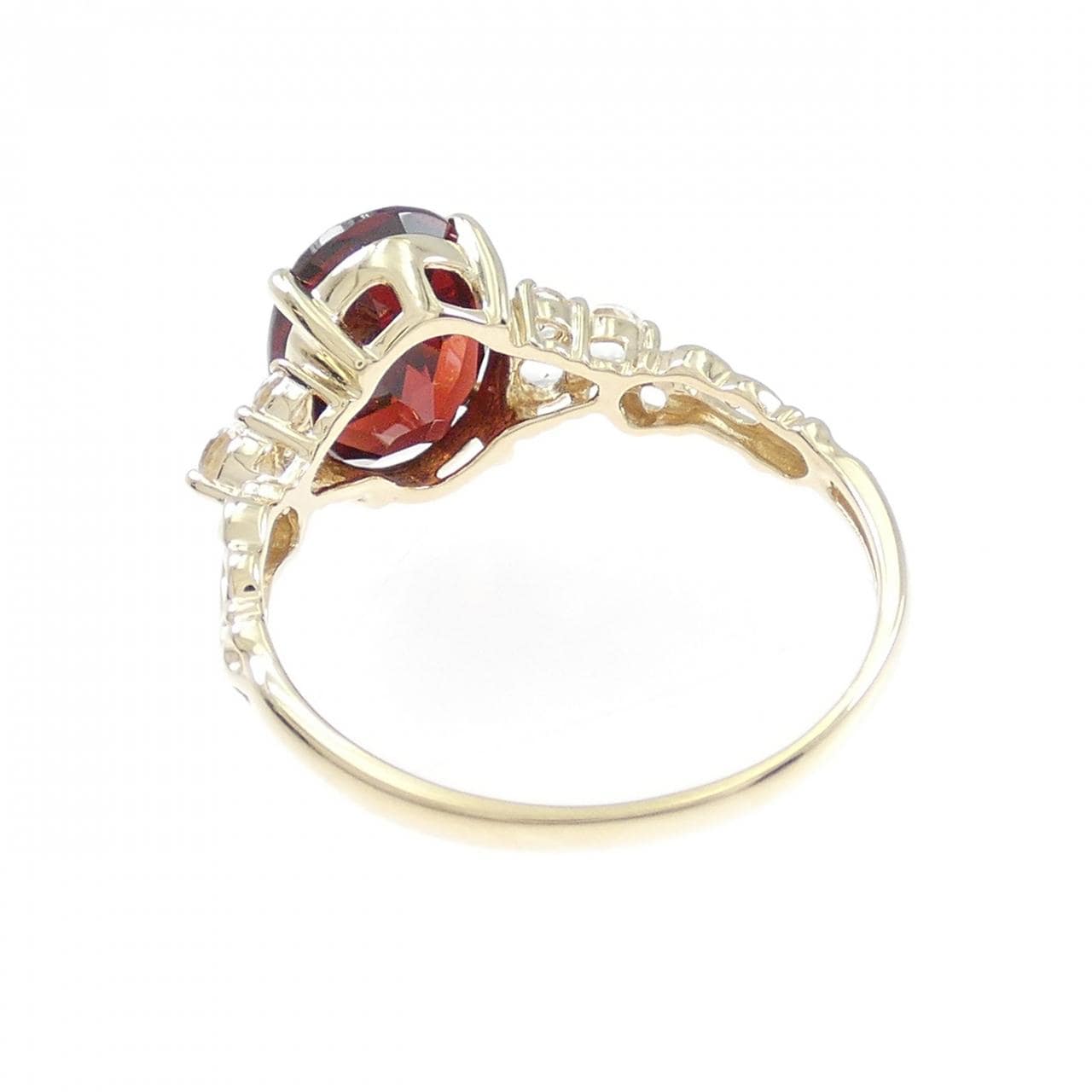 K10YG ガーネット リング