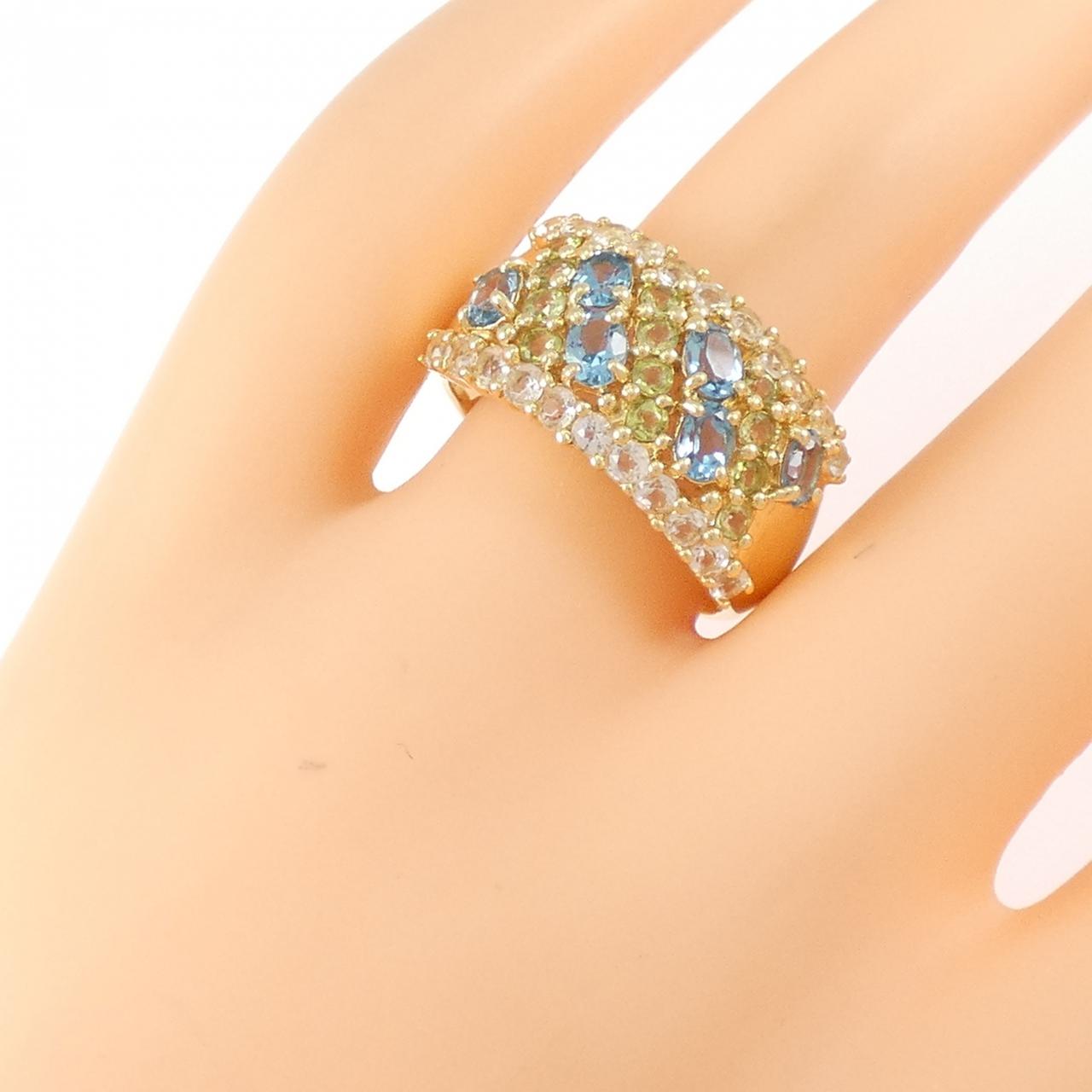 K18YG トパーズ リング