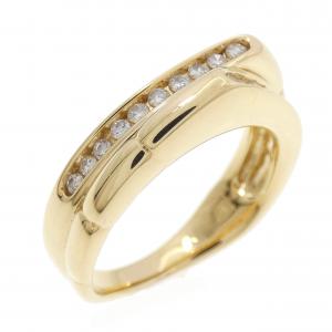 K18YG ダイヤモンド リング 0.22CT