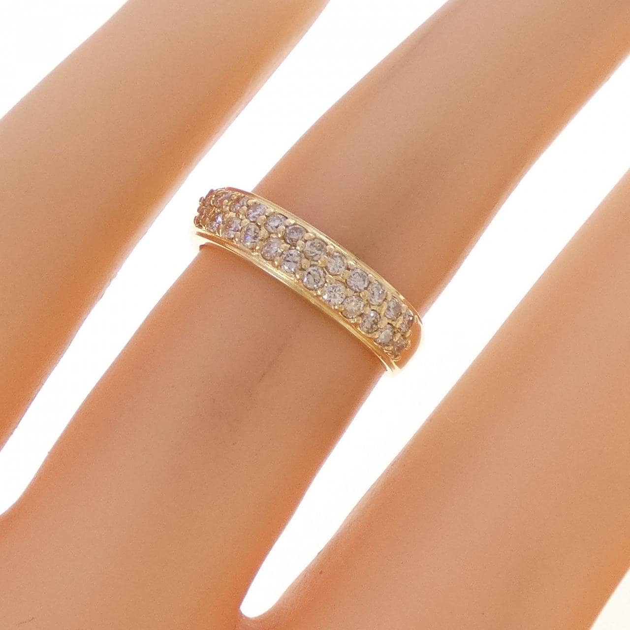 K18YG ダイヤモンド リング 0.31CT