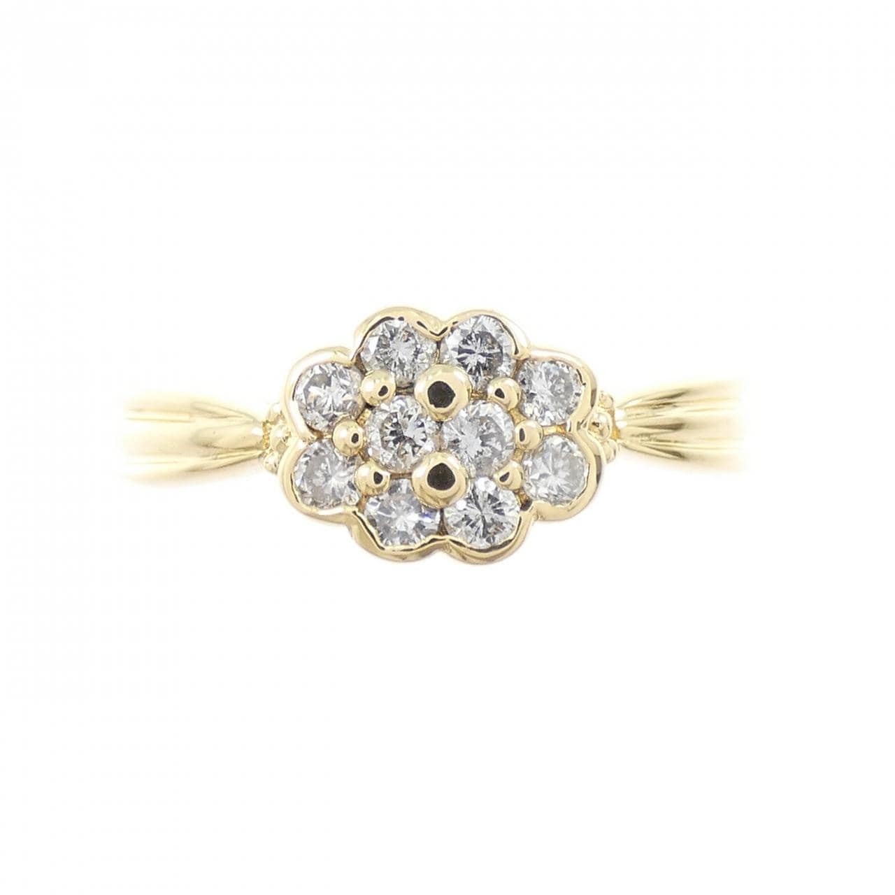 K18YG ダイヤモンド リング 0.31CT