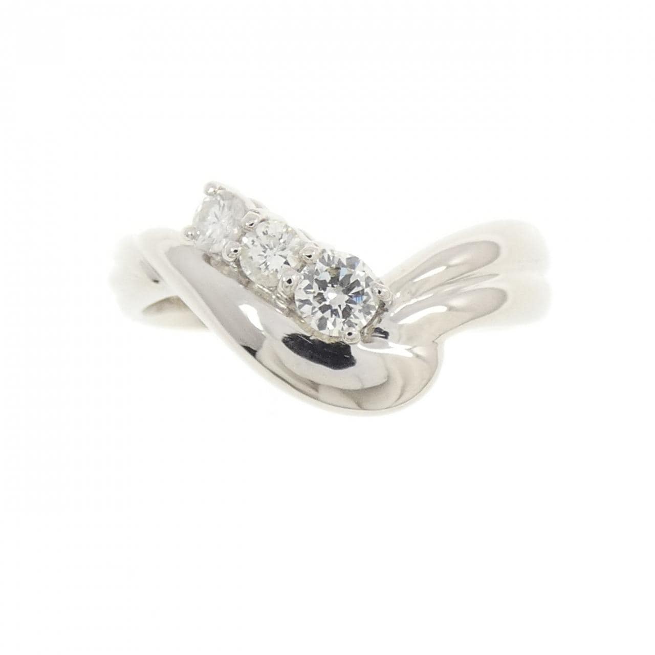 PT900 ダイヤモンド リング 0.21CT